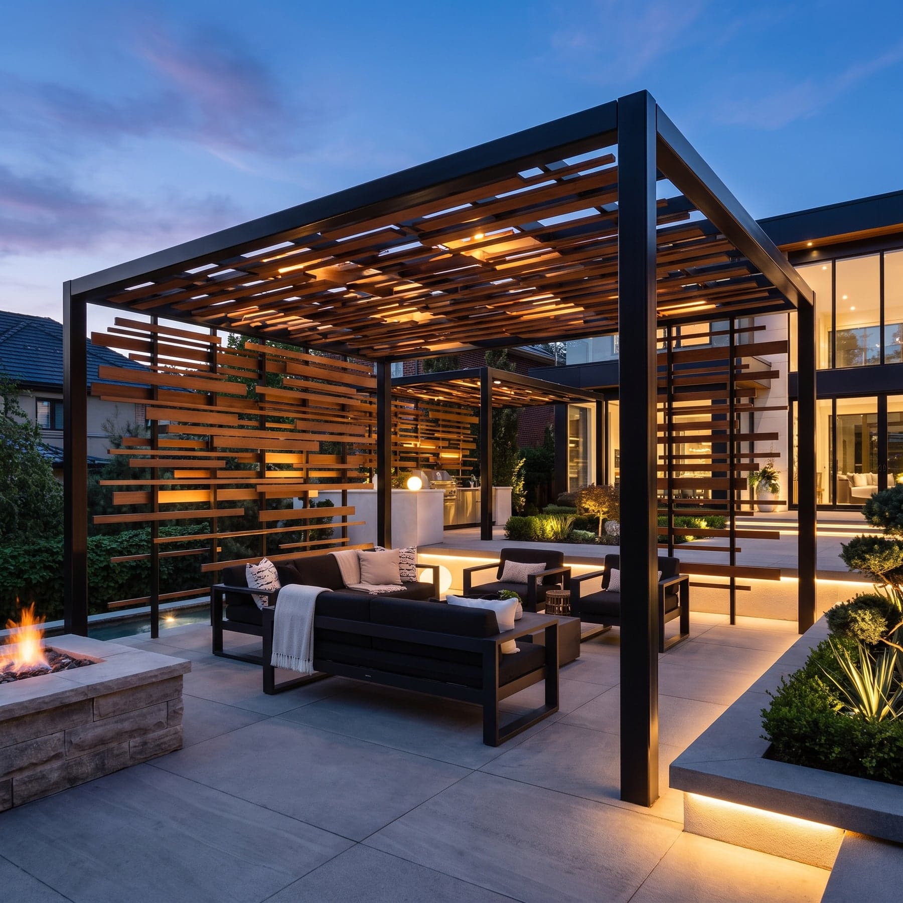 Puolin Ahşap Pergola